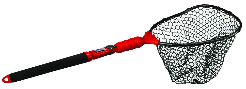 EGO S2 Slider Fishing Net Handle Adjustable Extension Handle, Minimal Water Drag Design, Ergonomic Foam Grip for Landing Nets