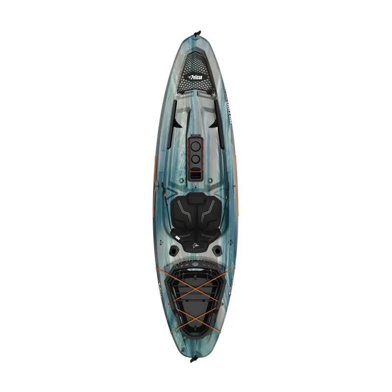 Pelican Sentinel 100X - Angler Sit on top Fishing Kayak - Forest Mist - Lightweight - Ergolounge™ Seating System - 10 ft, Sentinel 100X Angler Fishing Kayak