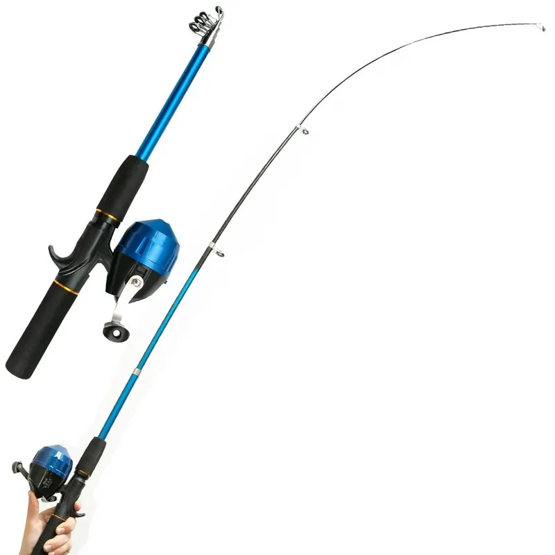 Set Fishing Rod for Beginners Portable Lure