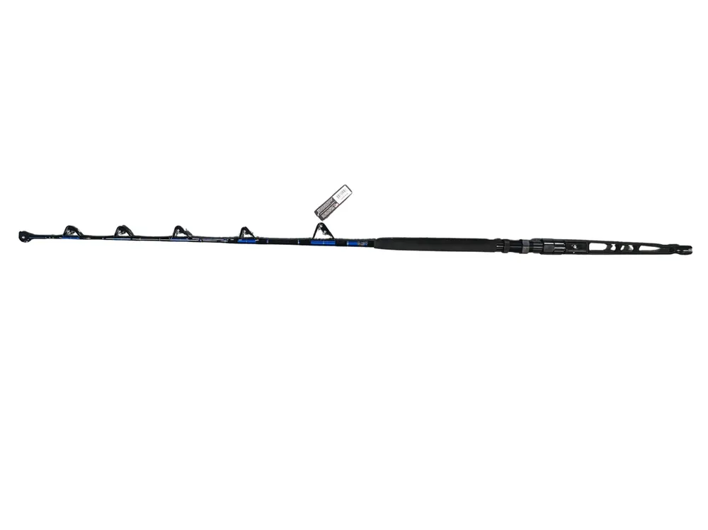 Crowder Bluewater Series Stand-Up Rod, 6‘ 60-100lb, SU6060 W TER, Aftco Wind-On Roller Guides, Terminator Butt