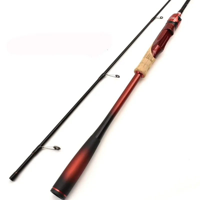 TEDILUVI 1.83M Fishing Rod Solid Tips Casting/Spinning Hard Carbon Portable Travel 4-28g Trout Pole