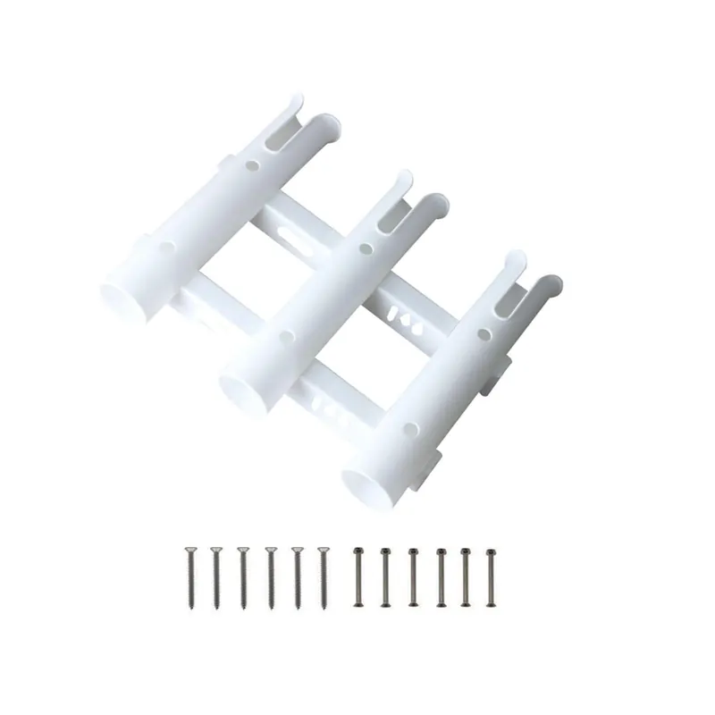 Plastic Fishing Rod Holder for Boat, Pontoon, Sailboat, Inflatable, 360° Adjustable, Easy Mounting, Marine Grade