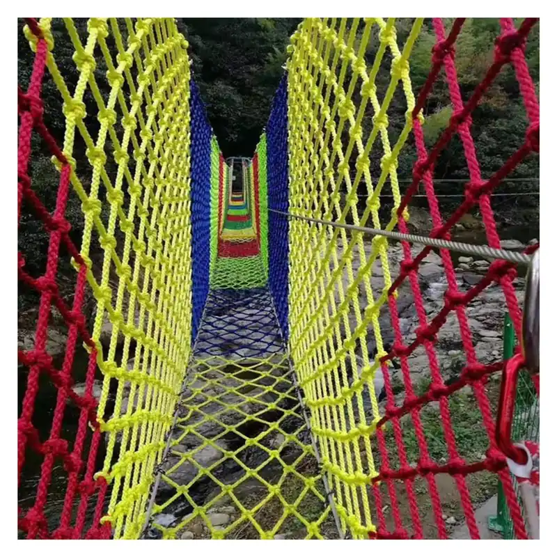 ZXHKZDX Child Safety Net, Balcony Protection Net, Partition Decorative Fishing Net, Durable Nylon Net Braided Rope Net, Playground Ceiling Fence Ladder Railing Net(5x6m)