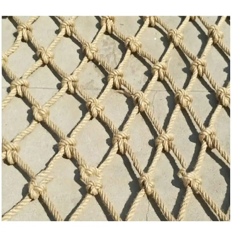 Heavy Duty Pond Safety Netting Durable Anti Fall Climbing Net with Natural Jute String 15cm Mesh Perfect for Fish Protection & Garden Safety Decor Solutions
