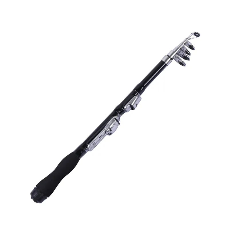 TEDILUVI Telescopic Mini Fishing Rods Super Hard Carbon Steel Rivers Lakes Rod Portable