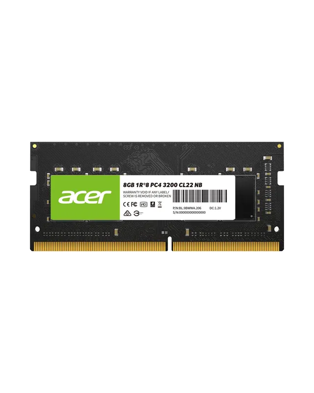Acer SD100 8GB RAM DDR4 (1x8GB) Laptop Ram 3200 MHz SODIMM PC4-2500 CL22 Memory 1.2v - BL