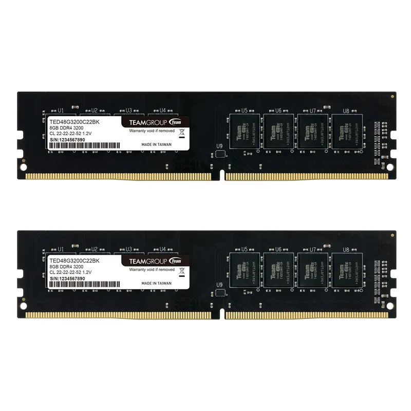 Elite DDR4 16GB Kit (2 x 8GB) 3200MHz (PC4-25600) CL22 Unbuffered Non-ECC 1.2V UDIMM 288 Pin PC Computer Desktop Memory Module Ram Upgrade -