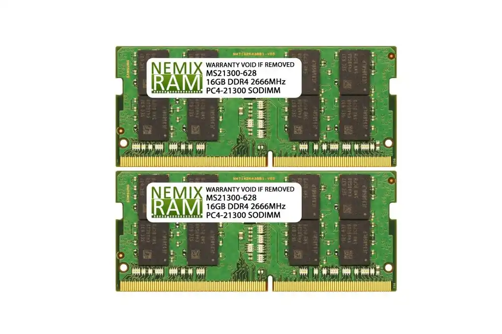 RAM 32GB (2X16GB) DDR4 2666MHz PC4-21300 2Rx8 1.2V CL19 260-PIN Non-ECC SODIMM KIT Compatible with ASUS Laptops and PC Motherboards
