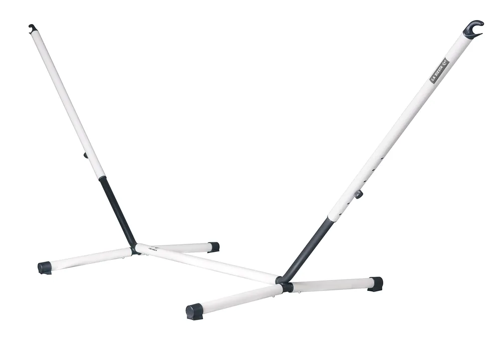 LA Siesta Nautico Cool Grey - Powder Coated Steel Hammock Stand for Hammocks Size King