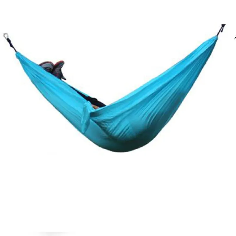 AFPSDLFJDLS Hanging Hammock Portable Parachute Bed Camping Survival Garden Outdoor Hunting Leisure