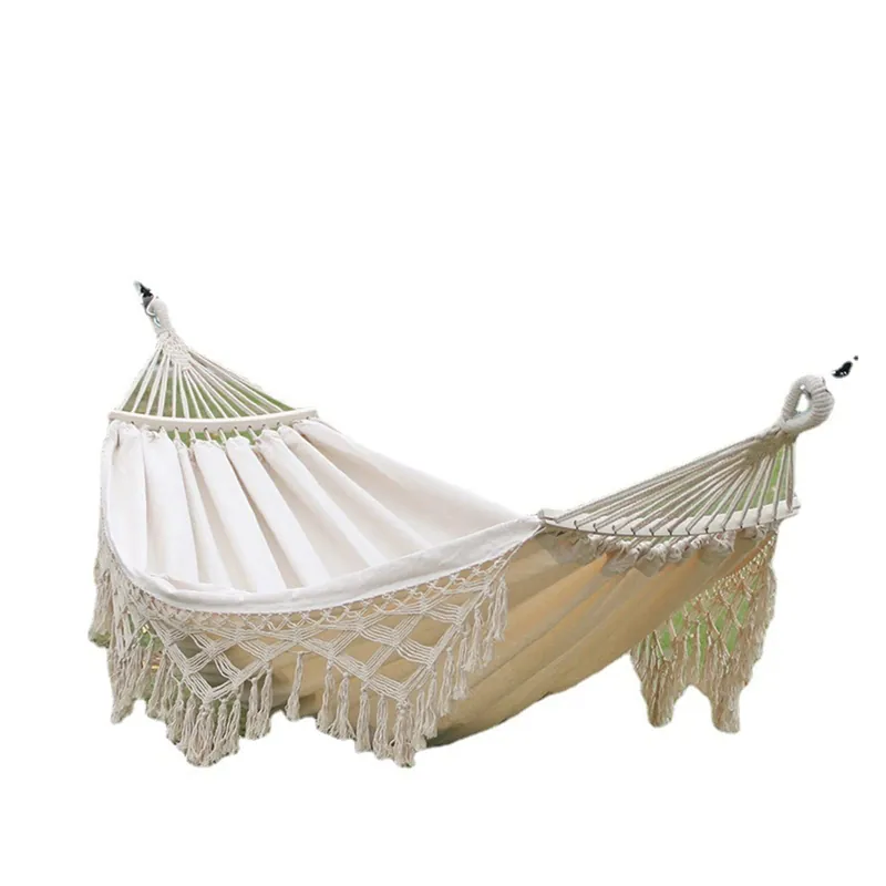AFPSDLFJDLS Outdoor Hammock Camping Indoor Leisure Exotic Wind Su Bend Stick