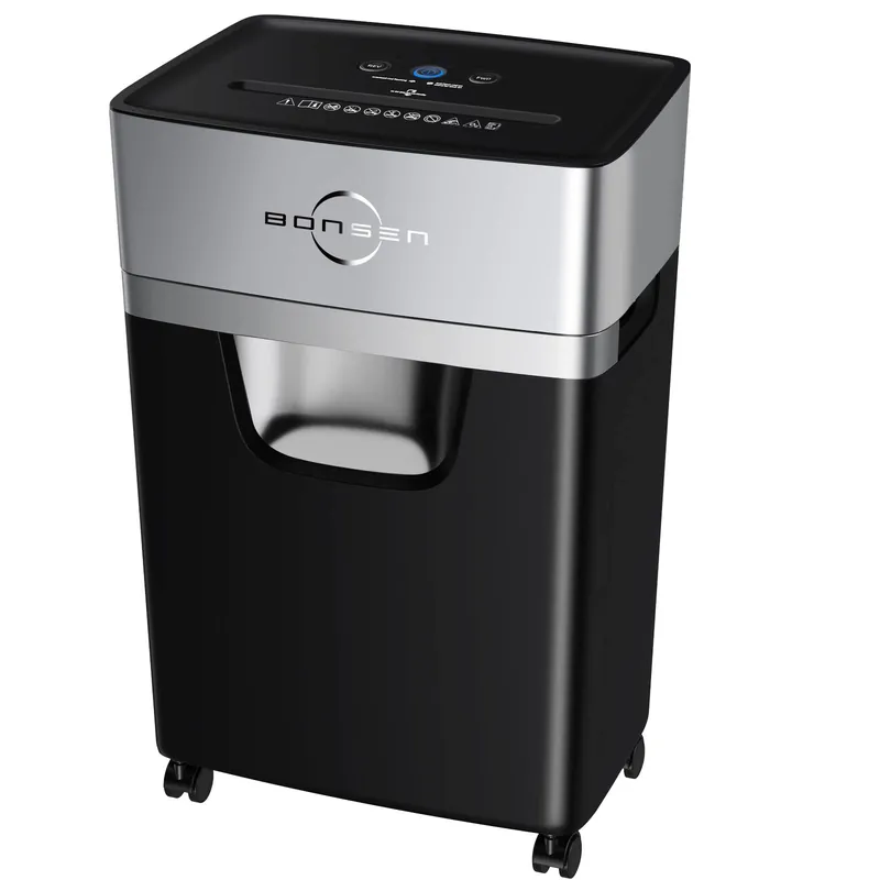 16-Sheet Heavy Duty Paper Shredder for Office, 60-Minute Running Time Cross-Cut CD Shredder with 60dB Low-Noise