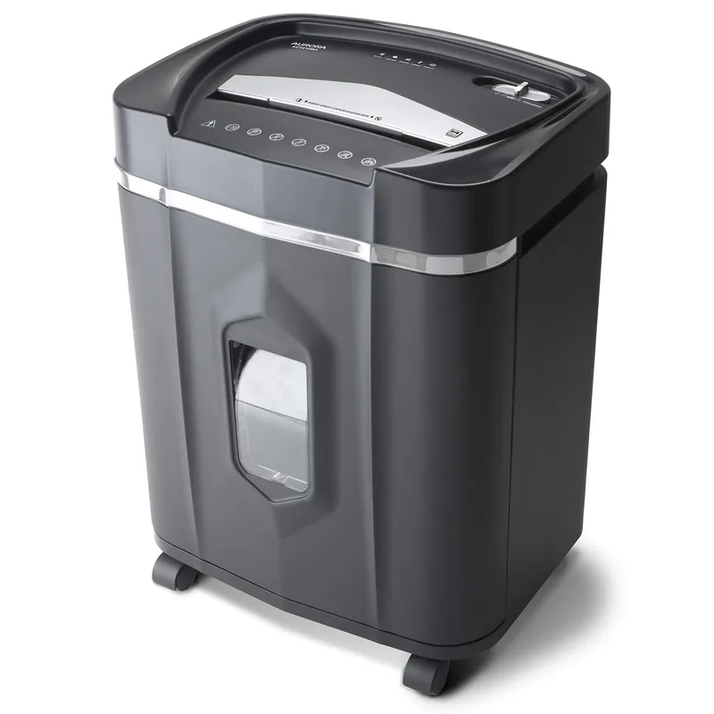 Professional Grade High Security 12-Sheet Micro-Cut Paper/CD and Credit Card/ 60 Minutes