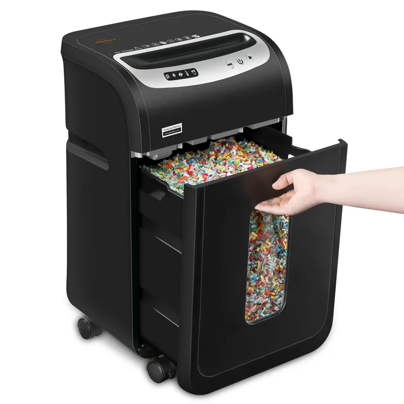 18-Sheet Paper Shredder for Home Office Heavy Duty, 60-Minute Micro Cut P-4 Security