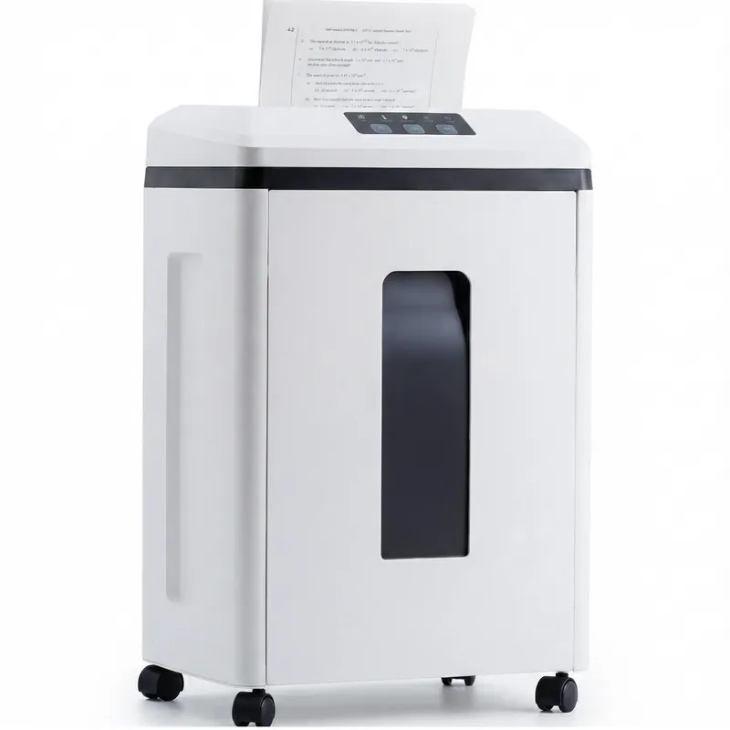 Heavy Duty Paper Shredder 7 Sheets P-7 Ultra Micro-Cut 3/64‘‘*5/64‘‘ Shreds Credit Cards & CDs 30 Min Continuous Run 6-Gallon