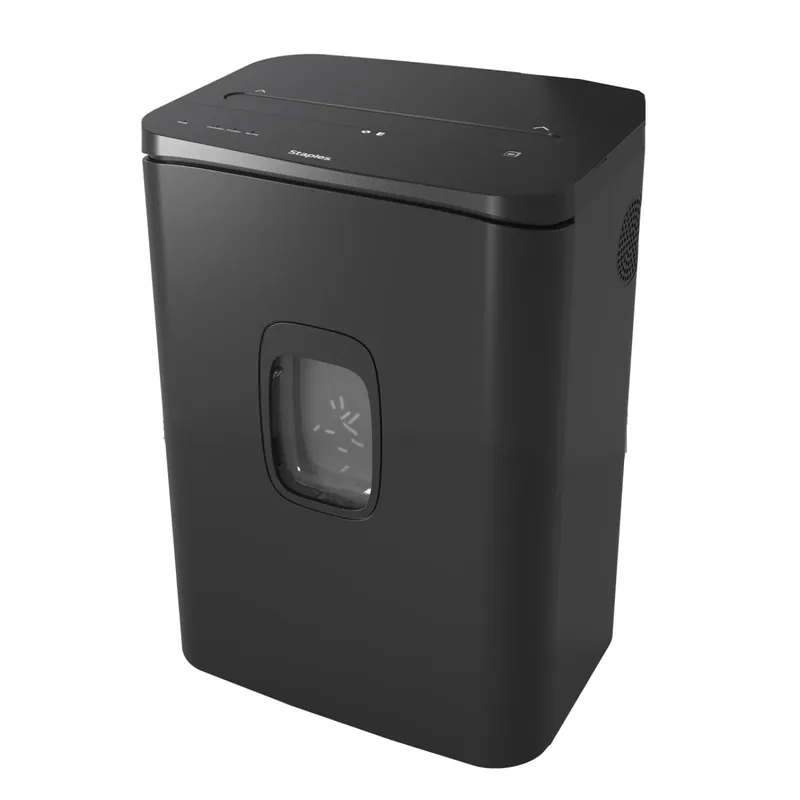 Staples 20-Sheet Micro-Cut Paper Shredder, High-Security Document & Credit Card Shredding for Offices
