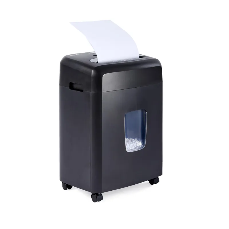 2 Sheet High Security Micro Cut Paper, Credit Card and CD Shredder with 6 Gallon Easy Emptying Bin, Casters