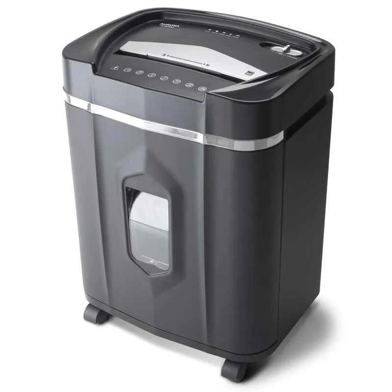 Aurora AU1640XA Anti-Jam 16 Sheet Crosscut Paper/CD and Credit Card/ 5 Gal Pullout Basket Shredder