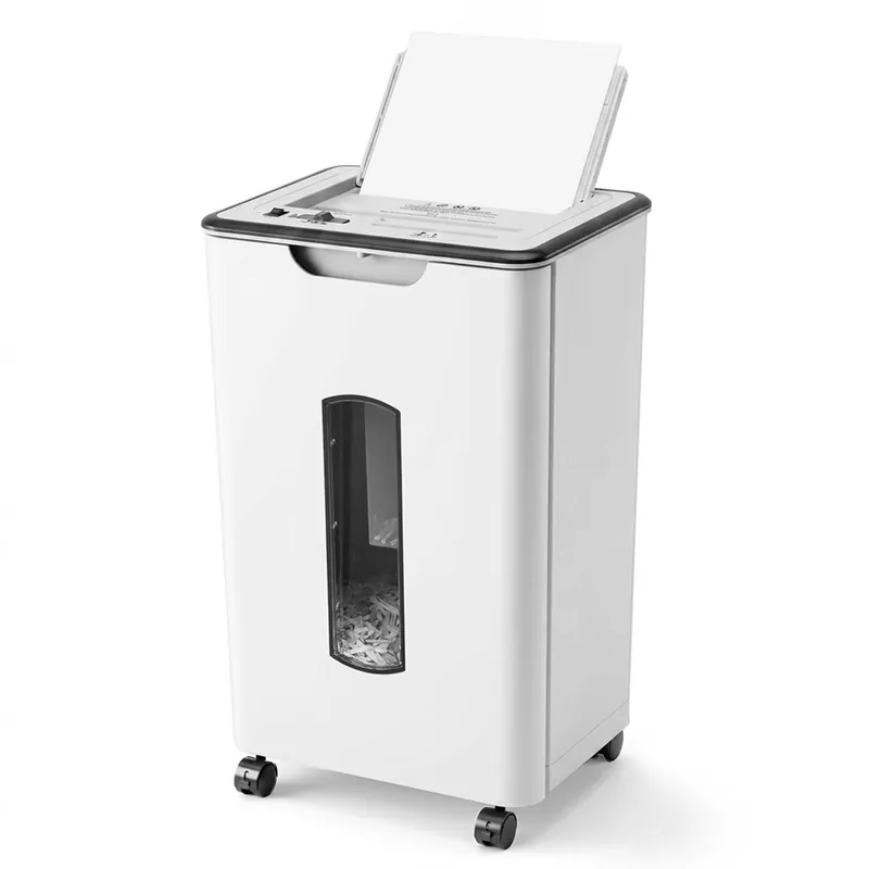 Wingwise Paper Shredder for Home Office, 60 Sheets Auto Feed, P-4 Cross Cut, 40 Mins Runtime, 52dB Quiet,