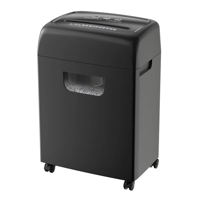 Small Office Compact Desktop Business Professional Strip Cut Paper Shredder High Power Auto Feed Microcut Paper Shredder