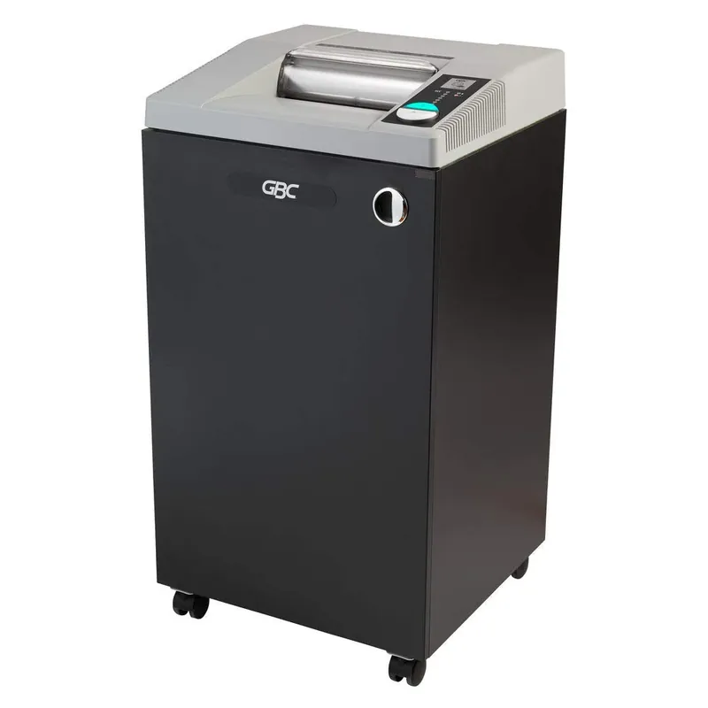 GBC Paper Shredder, Commercial TAA Compliant, Jam Stop, 15 Sheet Capacity, Micro-Cut