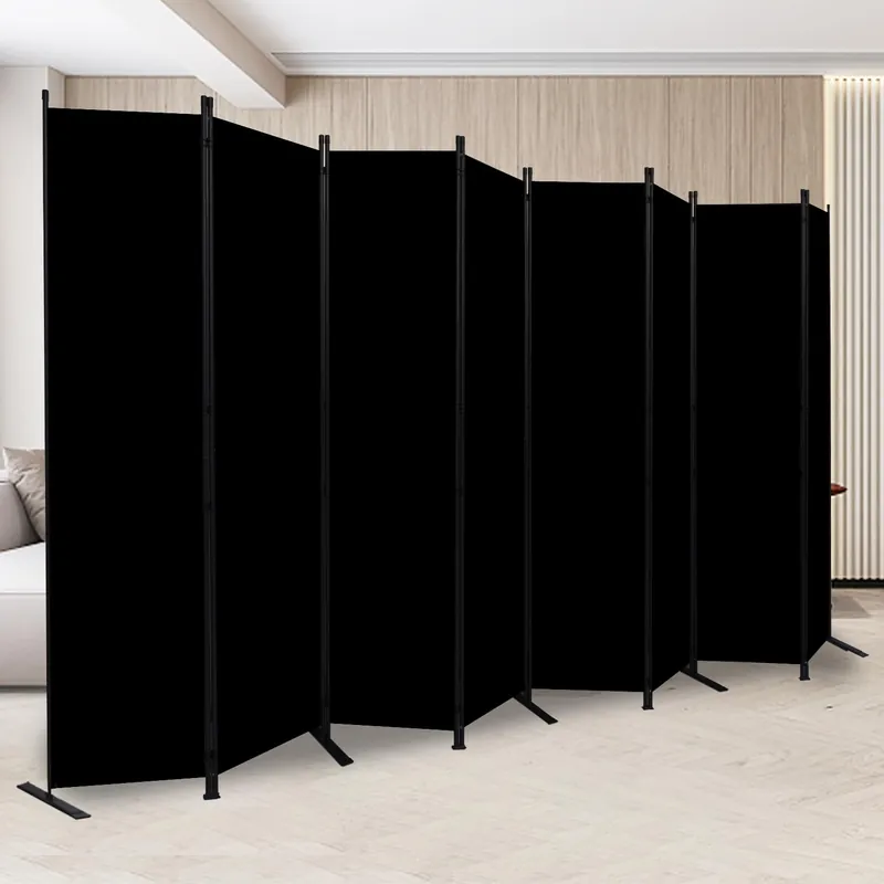 Room Divider and Folding Privacy Screens 8 Panel, 14.67 Ft Wide Partition Room Dividers