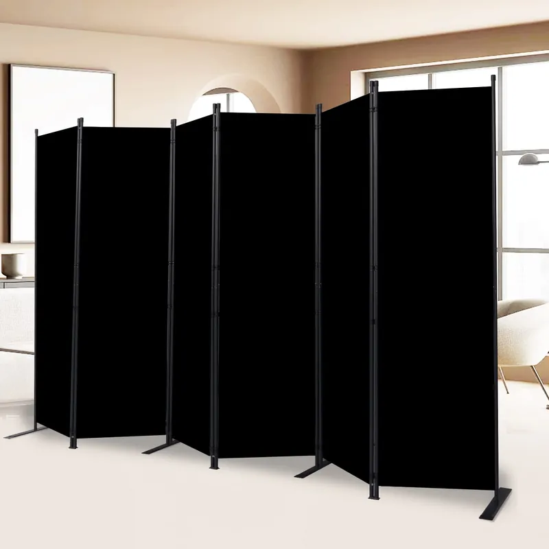 Room Divider and Folding Privacy Screens, 6 Panel Wide Room Divider Wall Screen for Room Separtition