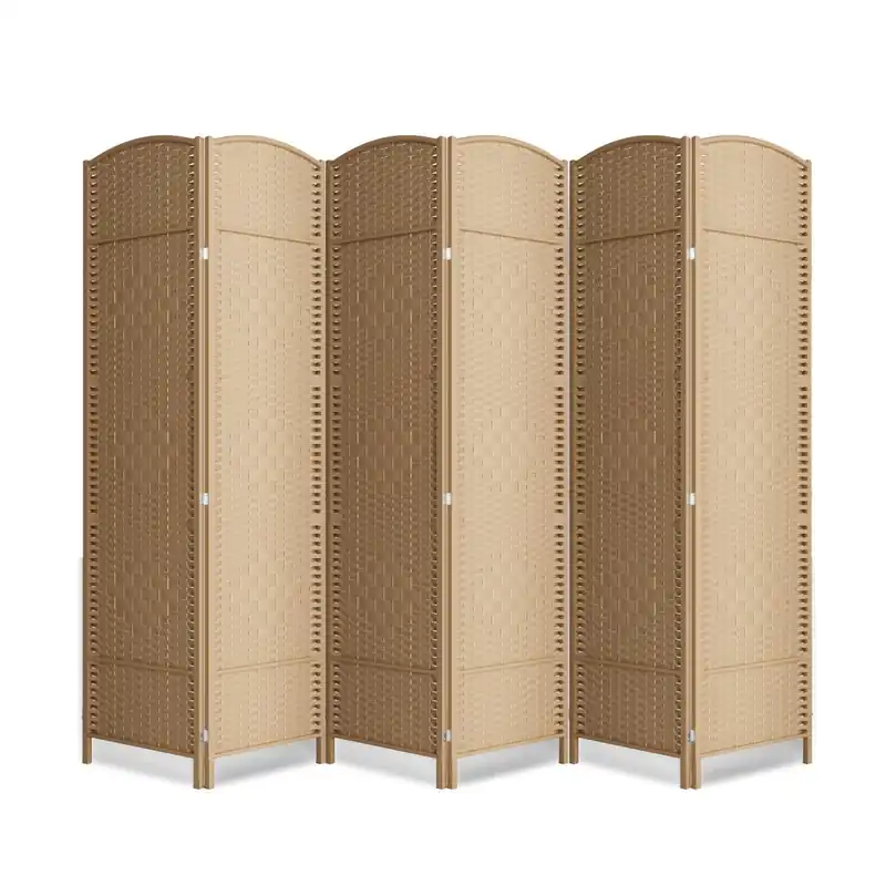 6 Panel Room Divider,6Ft Folding Privacy Screen,Tall - Extra Wide Foldable Panel Partition Wall Divider