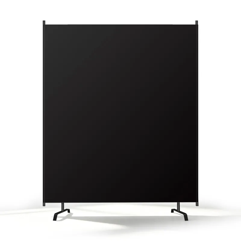 Room Divider Panel, 100% Blackout Privacy Screens with Wider Feet, 5 Ft Portable Room Partition for Room Separator