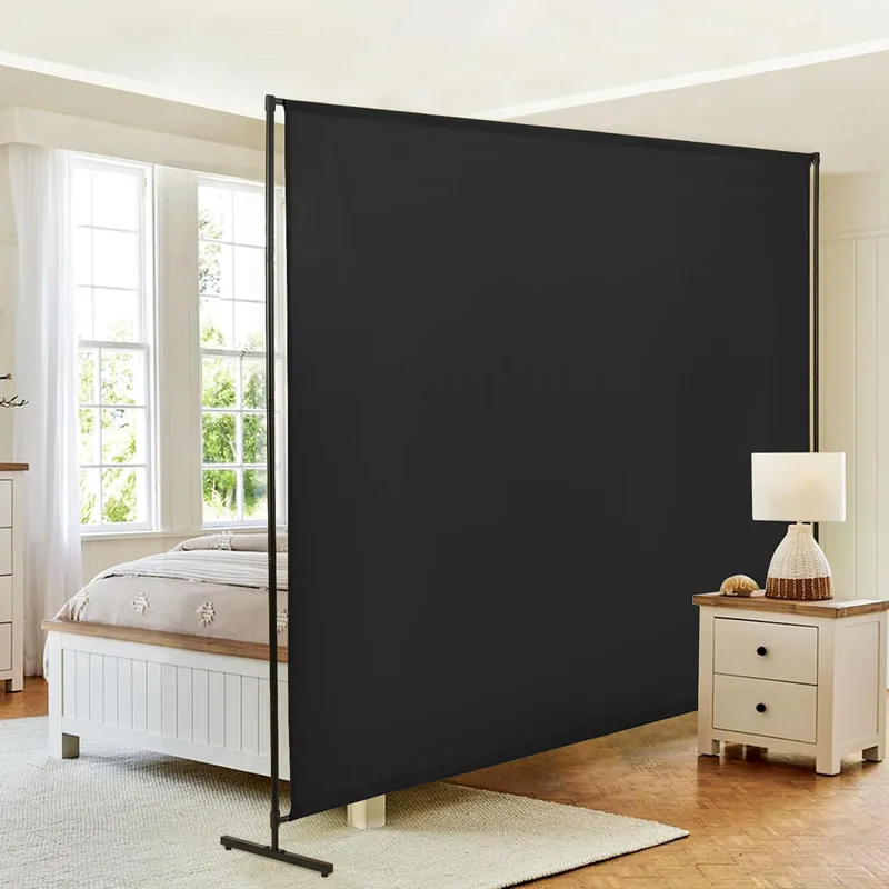 Room Divider Single Panel, 71‘‘W x 71‘‘H Height Adjustable Large Room Divider Panel for Office