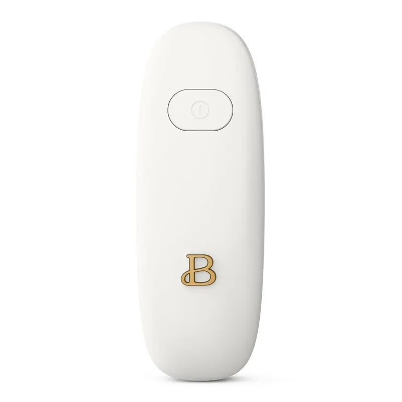 Battery Operated Electric Can Opener with Automatic Cutting for Hands Free Kitchen Use (White)