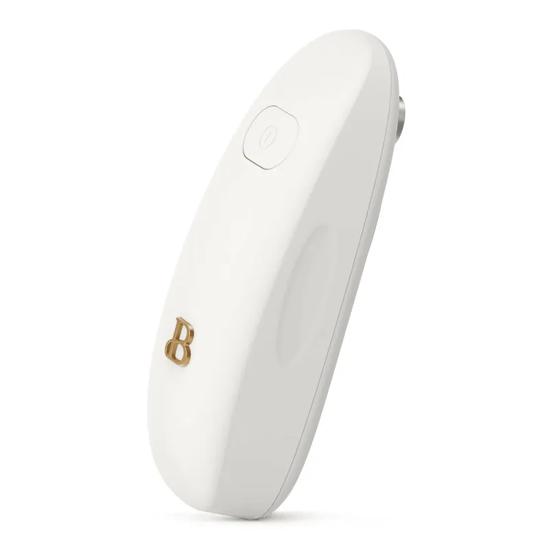 Hands-Free Automatic Battery Powered Electric Can Opener White Icing One Touch Smooth Edge Kitchen Opener Portable Easy Open for Seniors Arthritis Home