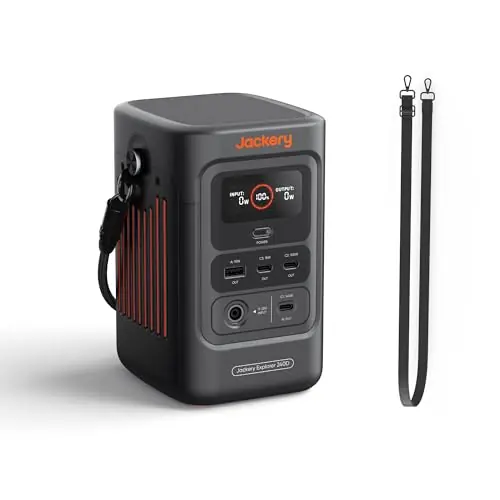 Jackery Explorer 240D Power Bank with Adjustable Strap