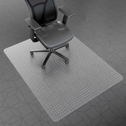 Office Chair Mat for Carpet, 46” x 72” Computer Chair Mat for Carpeted Floors, Smooth Glide Under Desk