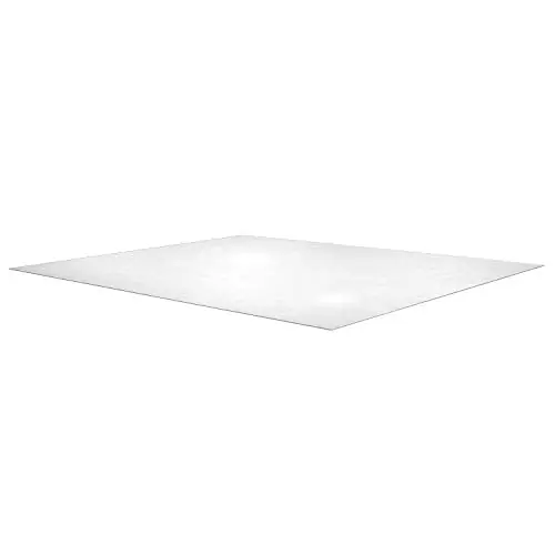 Floor Protection Chairmat, XXL, 60-Inch x60-Inch, Clear