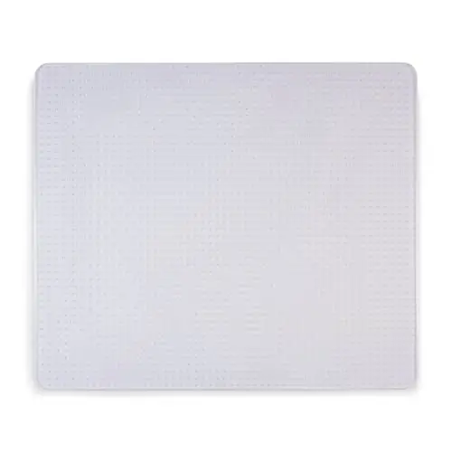 Staples® Carpet Chair Mat, 45" x 53‘‘, Medium-Pile, Clear