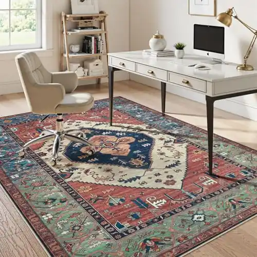 Anidaroel 8x10 Computer Chair Mat, Floor Mat for Office Chair, Under Desk Mat for Rolling Chair on Hardwood