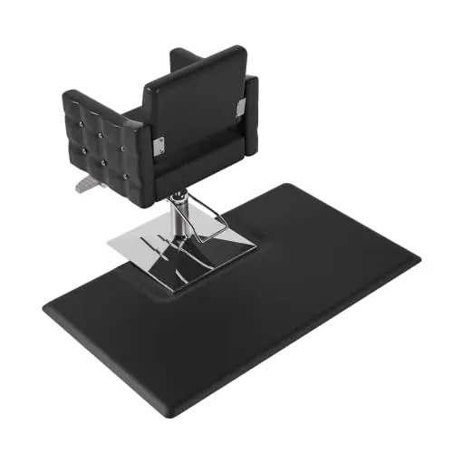 Thick Anti Fatigue Mat for Hairstylist Standing, 3‘x5‘ Barber Floor Matt Under Salon Chair