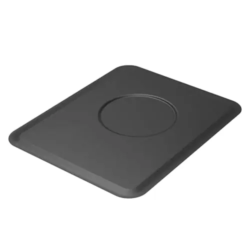 mefeir 4’x 5’x 5/8‘‘ Thick Salon Mat for Hair Stylist, Barber Floor Mats with Round Base
