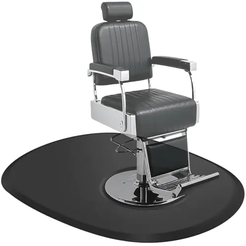 Salon Floor Mat for Anti Fatigue Barber Chair Mat for Circle Chair Base Hair Stylist Beauty Floor Mats