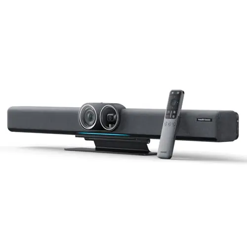 Connect - AI Conference Room System with Android OS, Zoom Certified, Dual-4K Cameras, Speaker Tracking, 14-Mic Array