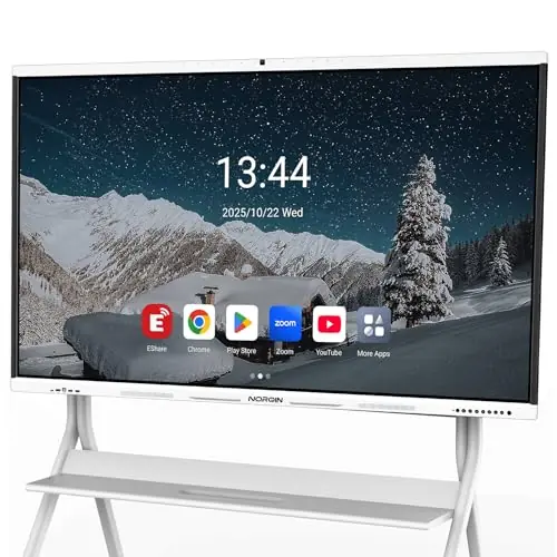Smartboard 65" 4K UHD Touchscreen Digital Whiteboard with 48MP Camera, 8-Array Microphone