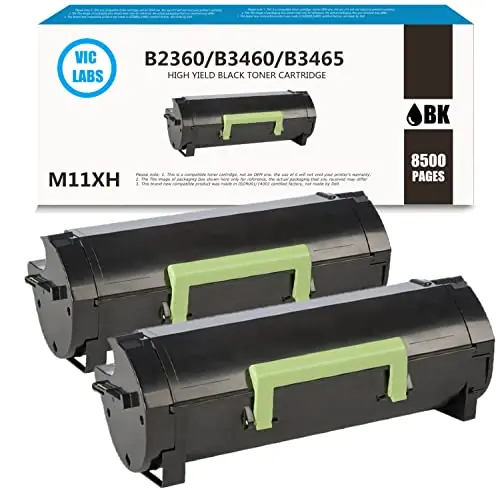 Compatible B2360 M11XH Toner Cartridge Replacement for Dell B2360dn Toner Cartridge