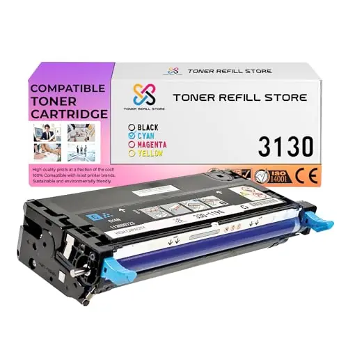 Toner Refill Store ™ Cyan Compatible Toner Cartridge for The Dell