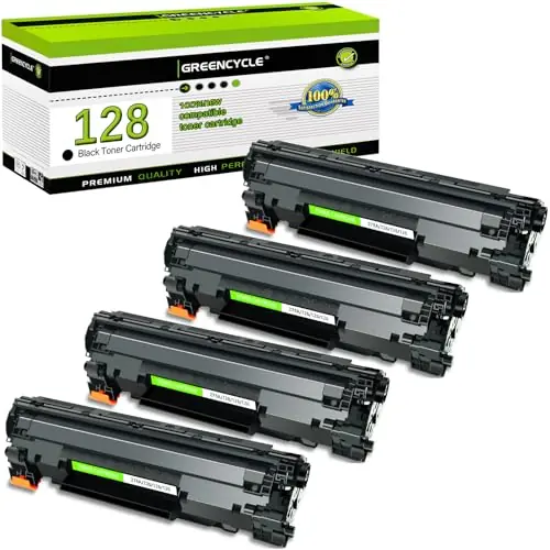 greencycle Compatible Toner Cartridge Replacement for Canon 128 CRG128 Work with ImageCLASS