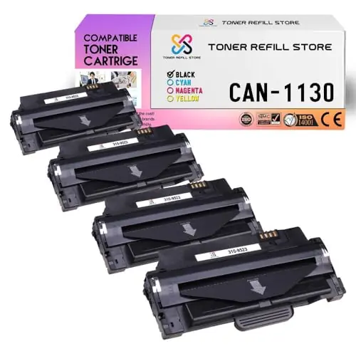 Toner Refill Store Compatible Toner Cartridge Replacement for Dell 1130 310-9523 Works with Dell