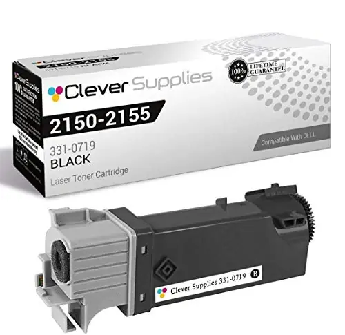 CS Replacement Toner Cartridge Compatible with Dell 2150 331-0719 Black