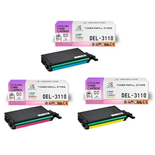 Toner Refill Store Compatible Toner Cartridge Replacement for Dell 3110 310-8094 310-8096 310-8098 Works with Dell