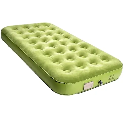 Minthouz Self Inflating Sleeping Pad with Electric Pump, One-Click Inflate/Deflate 1-2 Mins, 9.8" Ultra-Thick Camping Sleeping Pad for Car Travel Tent