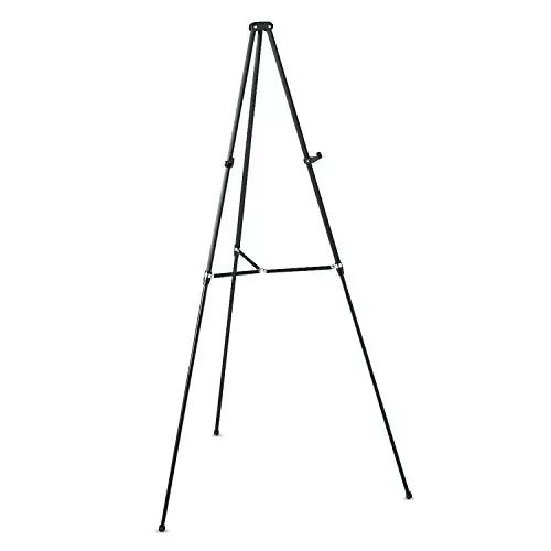 Aluminum, Lightweight, Telescoping, 66" Max. Height, Supports 25 lbs